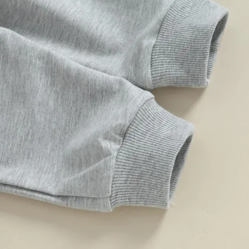 Vista 7 de Conjunto de ropa de 2 piezas para bebés y niños pequeños para otoño e invierno