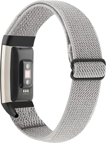 Vista 6 de YONWORTH - Banda elástica ajustable para reloj compatible con Fitbit Charge 2. Correa de nailon elástica, suave para muñecas. Pulsera deportiva