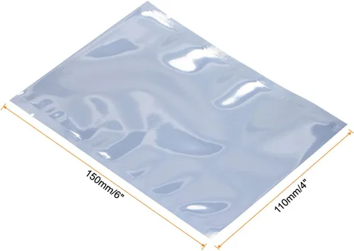 Vista 2 de Bolsas antiestáticas de protección ESD reutilizables con etiquetas, [para dispositivo electrónico GPU disco duro SSD HDD placa madre] - 4 x 6