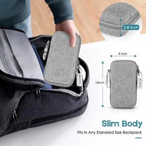 Vista 9 de Kit de accesorios compatible con Insta360 GO 3 [Funda de silicona para cámara y tapa de lente] [2 piezas de película protectora de pantalla 3D]