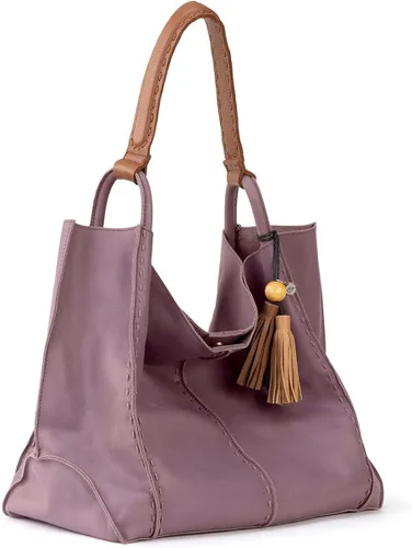 Vista 2 de The Sak Los Feliz Large Tote Bag in Leather, Roomy, Unlined Purse with Single Shoulder Strap
