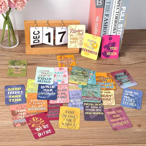 Vista 7 de 50 tarjetas motivacionales únicas para empleados, gratitud, tarjetas de agradecimiento para empleados, notas de agradecimiento de amabilidad