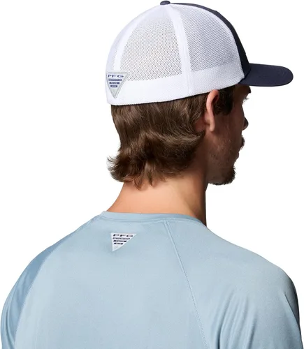Vista 50 de Columbia Gorra de bola de malla Bandera antigua de malva/blanco/pescado