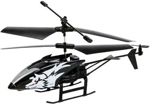 Vista 2 de Helicóptero teledirigido negro juguete volador de inducción recargable