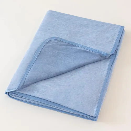 Vista 7 de MUKKA Manta de verano (50 x 60 pulgadas) para dormir con calor en verano, mantiene el cuerpo fresco en noches cálidas, manta para adultos, niños