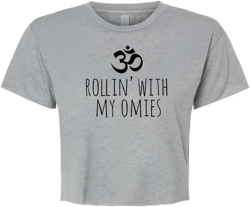 Vista 8 de Women's Screen Printed Crop Tee, Shirts With Sayings