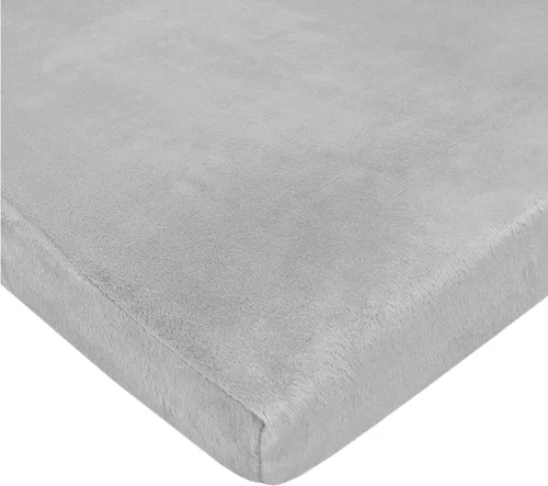 Vista 20 de TL Care Heavenly Soft - Sábana bajera ajustable de felpilla para cuna de 24 x 38 pulgadas, cálida y acogedora, color azul, para niños y niñas, se