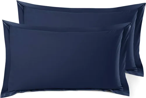 Vista 101 de Nestl Juego de 2 fundas tipo sham de almohada suaves - Fundas de almohada de microfibra de doble cepillado - Fundas de almohada de cama premium
