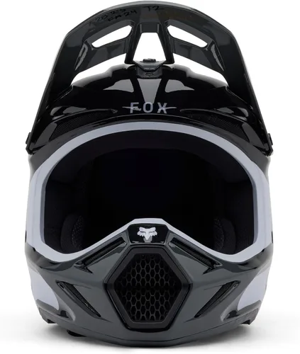 Vista 3 de Fox Racing Casco para motocross Youth V3, color sombra oscura, talla M