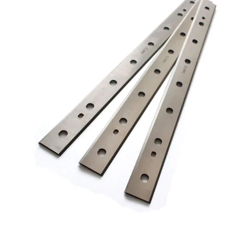 Vista 8 de OSCARBIDE Cuchillas cepilladoras HSS de 13", juego de 3 piezas, para DeWalt DW735/DW735X, cuchillos de repuesto DW7352 plateado