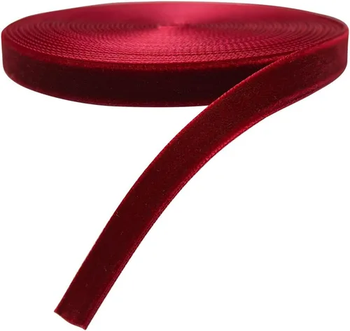 Vista 42 de Chenkou Craft 5 yardas de cinta de terciopelo para decoración navideña y embalaje artesanal