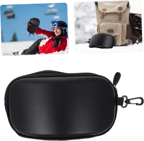 Vista 8 de IMIKEYA 2 unids estuche de gafas de esquí caso gafas de esquí caja de gafas de viaje gafas de deporte gafas organizador de gafas de seguridad caso