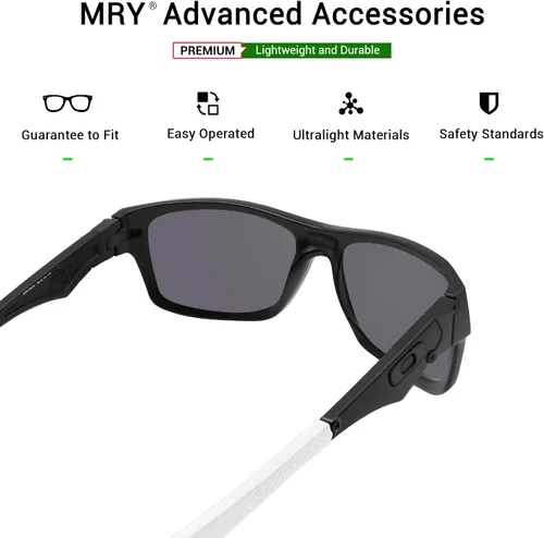 Vista 6 de Mryok - Calcetines de repuesto para gafas de sol Oakley Jupiter Squared - Opciones