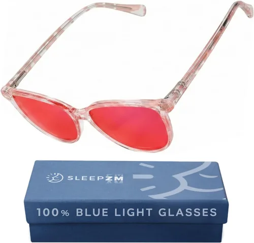 Vista 16 de Sleep ZM Blue Light Blocking & Light Sensitivity Glasses - 14 Lens Types for Comfort, Relaxation, Sleep & Relief