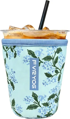 Vista 69 de Fundas de neopreno reutilizables aisladas para café helado, fundas para tazas de café helado, fundas para bebidas heladas y calientes