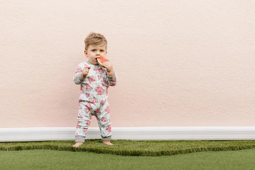 Vista 97 de Burt's Bees Baby - Pijama de una pieza para bebé, mameluco para dormir y jugar, algodón 100% orgánico, cremallera frontal