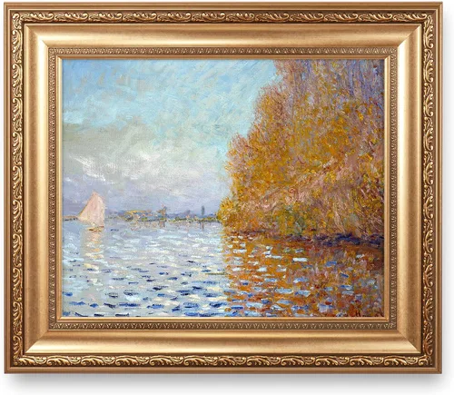 Vista 175 de A&T ARTWORK Antibes Seen from The Salis Gardens de Claude Monet Las Obras de Arte Clásico Mundial Reproducciones, Impresiones de Arte en Lienzo