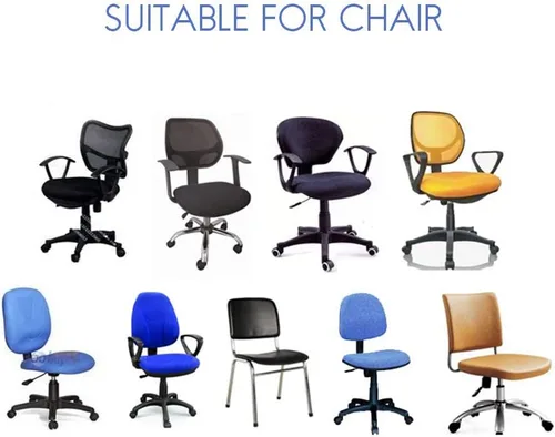 Vista 5 de TOPINCN - Funda elástica para silla de oficina, color rojo Funda universal para silla de computadora, parte inferior elástica, extraíble