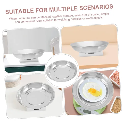 Vista 6 de Báscula de acero inoxidable resistente y fácil de limpiar para cocinas domésticas y joyerías