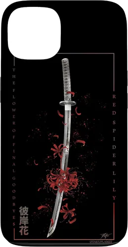 Vista 7 de Higanbana o Spider Lily con anime Samurai Sword - Carcasa estética para iPhone 17