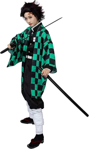 Vista 2 de Disfraz de anime para adultos, kimono, Halloween, Navidad