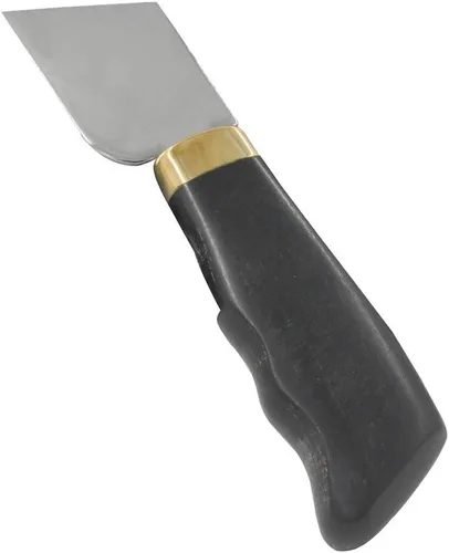 Vista 3 de DUJISO cuchillo de cuero de ébano de madera cuchillo de corte cuchillo de corte cuchillo con mango de ébano para bricolaje artesanía de cuero corte