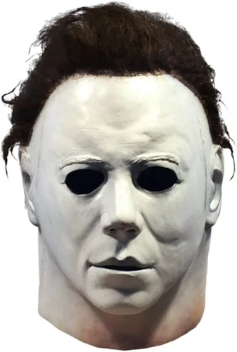 Vista 4 de LKCOZSM Halloween Michael Myers máscara Blanco