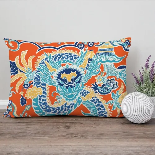 Vista 165 de ArogGeld Funda de cojín con flores verdes y blancas con flores grises y negras y hojas verdes en estilo chinoiserie, funda de almohada cuadrada