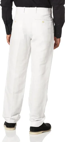 Vista 3 de Perry Ellis Men's Essentials Linen Dress Pant, Modern Fit, Solid Twill, Lightweight (Waist Size 29-42)