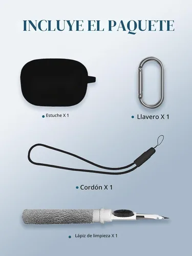 Vista 3 de Funda para JBL Endurance Race TWS True Wireless Sports Earbuds, WUNIAK Soft Silicone Protector, portátil, resistente a los arañazos, a los golpes