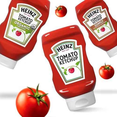 Vista 10 de Heinz Kétchup de tomate (botella de 14 oz/396.89 g)