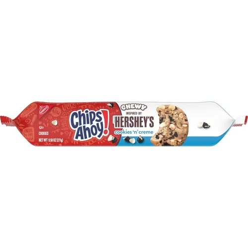 Vista 14 de CHIPS AHOY! Chewy Hershey's Cookies 'n' Creme - Galletas inspiradas en barra, 9.58 onzas