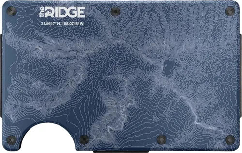 Vista 19 de Cartera Ridge para hombres - Cartera delgada minimalista compacta y tarjetero, carteras de bolsillo frontal con protección RFID para hombres