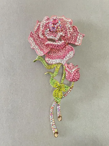 Vista 6 de Extra Large Brooch Pin Large Flower Brooches for Women Big Elegant Statement Brooches for Oversize