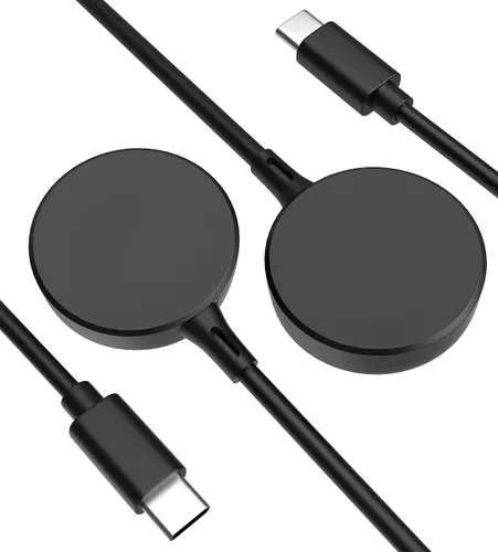 Vista 10 de Cable USB compatible con Samsung Galaxy Watch7/Ultra/6/6 Classic/5/5 Pro/4/4 Classic/3/Fe/Active 2/Cargador activo Base de carga inalámbrica
