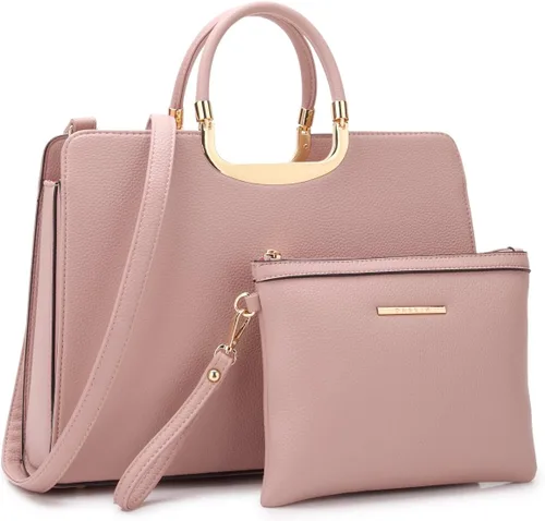 Vista 30 de Bolso de mano para mujer con asa superior, bolso de hombro, bolso tipo tote, cartera con billetera a juego 2-azul cocodrilo