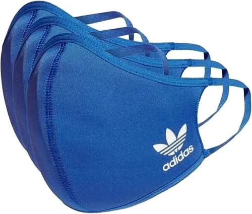 Vista 2 de Adidas Originals - Fundas faciales estándar, paquete de 3 Negro
