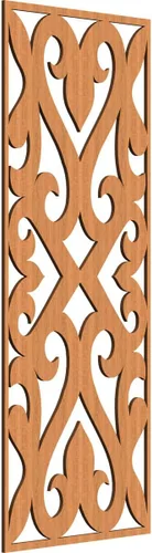 Vista 66 de Keene Paneles de pared decorativos de madera con calado, 9 3/8 pulgadas de ancho x 24 3/8 pulgadas de alto x 1/4 de alto, abedul Birch