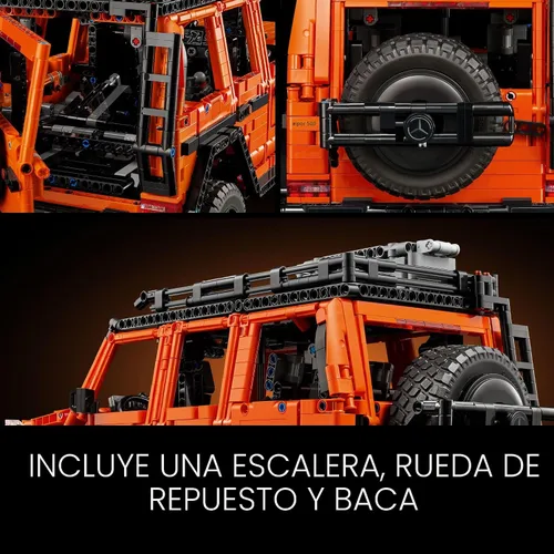 Vista 5 de LEGO Technic Mercedes-Benz G 500 Professional Line - Juego de construcción de Mercedes G-Wagon para adultos, mayores de 18 años, regalo