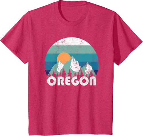 Vista 52 de Oregon State Retro Vintage Camiseta