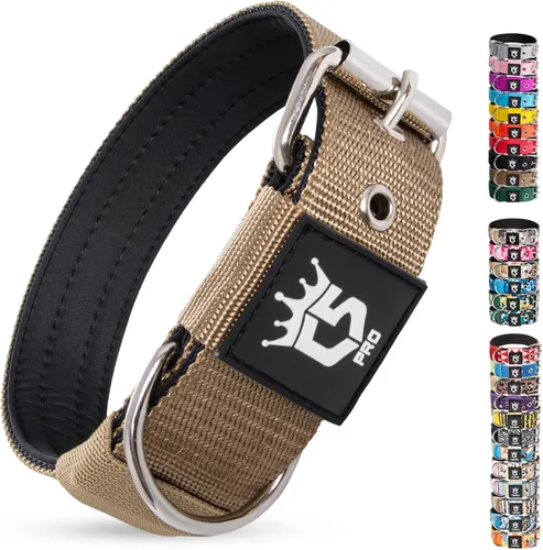 Vista 44 de TSPRO Collar Táctico para Perro de 1.25 Pulgadas de Ancho Collares Gruesos para Perro con Hebilla de Metal de Servicio Pesado, Duradero, Fuerte