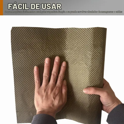 Vista 7 de Cinta adhesiva con respaldo de titanio para protector térmico de escape para pared detrás de la parrilla, protección de alta temperatura de 2500