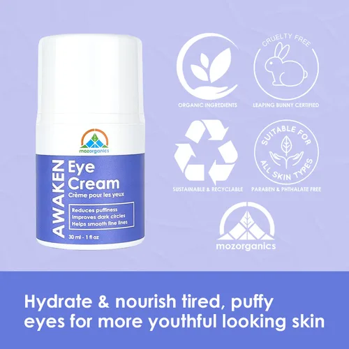 Vista 4 de Crema de ojos - La mejor crema hidratante para ojeras e hinchazón Crema para debajo de los ojos que mejora el aspecto de líneas finas y arrugas