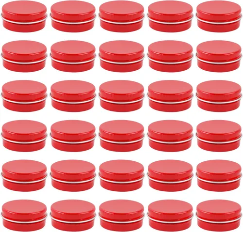 Vista 14 de 30 unidades de latas de aluminio de 0.5 oz envases vacíos de bálsamo Dorado