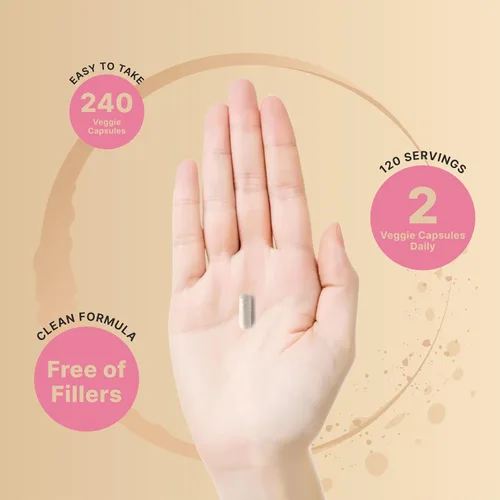 Vista 4 de Multivitamínico metilado para mujeres, 240 cápsulas vegetarianas. Sin
