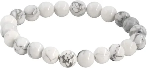 Vista 17 de Clearain Pulsera de Gemas Naturales 8 mm con Cuentas Redondas de Chakra, Cristal de Energía para Reiki, Curación Elástica y Elástica de 7 Pulgadas