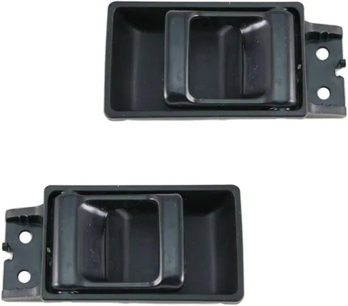 Vista 29 de TRQ Juego de 2 manijas de puerta interior trasera cromada y cachemira para Chevy GMC