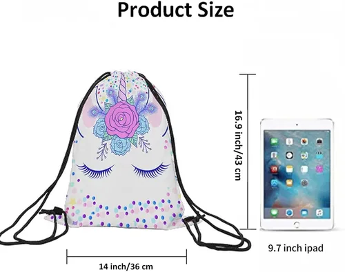 Vista 6 de Skulls - Bolsas con cordón para gimnasio, bolsa con cordón, Multi-a127, Mochilas de viaje