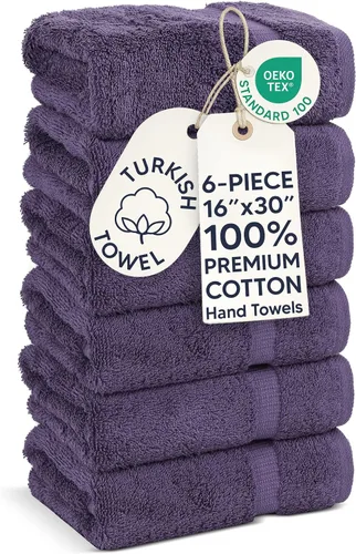 Vista 30 de Chakir Turkish Linens - Toallas turcas de 100% algodón, suaves y absorbentes (juego de 3 toallas personalizables, color aguamarina)