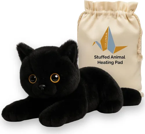 Vista 8 de Bonita almohadilla térmica de peluche de animal relleno para calambres menstruales - Almohadilla térmica portátil ideal para calambres menstruales